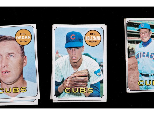 [75] 1969 Topps Cubs Baseball Cards, Fair-NMT