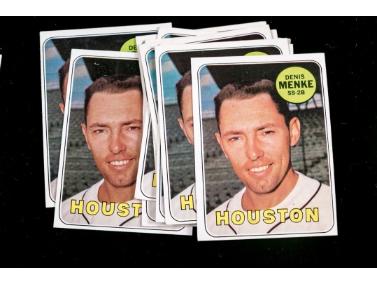 [90] 1969 Topps Houston Baseball Cards, G-NMT