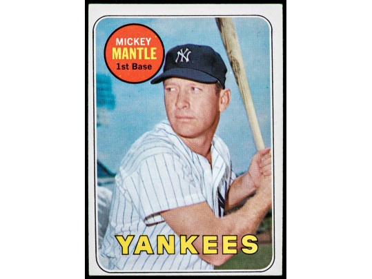 1969 Topps Mickey Mantle #500