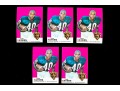 Five 1969 Topps Gale Sayers Football Cards