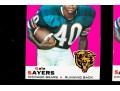 Five 1969 Topps Gale Sayers Football Cards