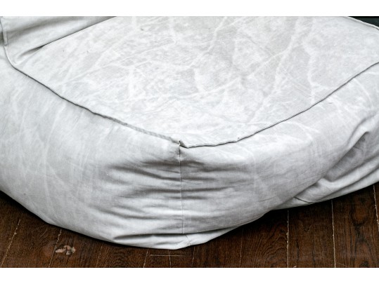 Pair Of RH Grey Lounge Chair/bean Bag Chairs