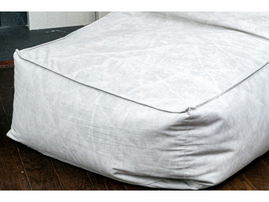 Pair Of RH Grey Lounge Chair/bean Bag Chairs