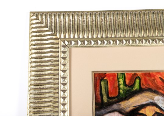 David Alfaro Siqueiros (Mexican, 1896-1974) Acrylic On Paper, Mother And Infant