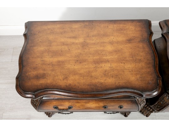 Elegant Bombe Nightstands