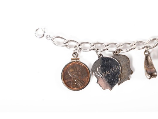 Fun Sterling Pediatric, Dental, And Fortune Themed Charm Bracelet