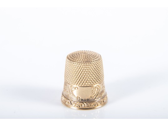 10k Yellow Gold Thimble