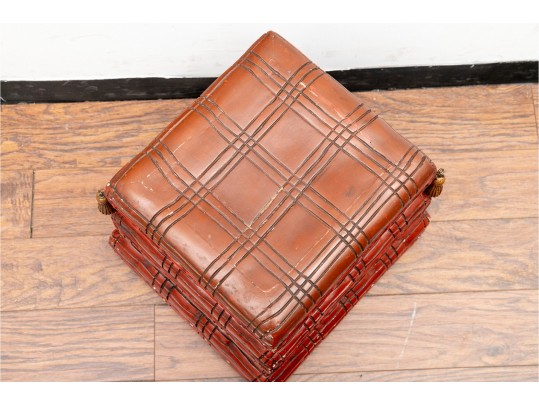 1960's Lacquered Wood Stacked 