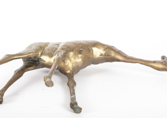 Vintage Brass Giraffe Figurine