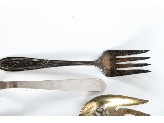 Sterling Silver Serving Utensils Incl. Gorham And R. Wallace & Son