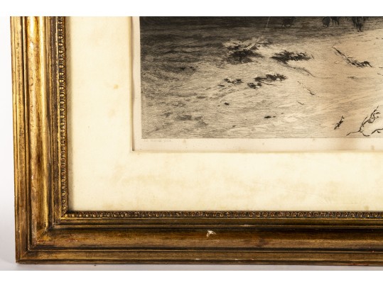 Julius Marak (Czech, 1832-1899) Engraved By Johannes Klaus (German, 1847-1894) 