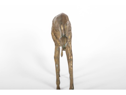 Vintage Brass Giraffe Figurine
