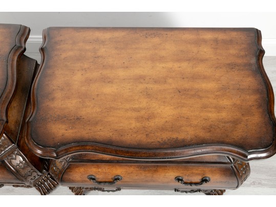 Elegant Bombe Nightstands