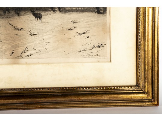 Julius Marak (Czech, 1832-1899) Engraved By Johannes Klaus (German, 1847-1894) 