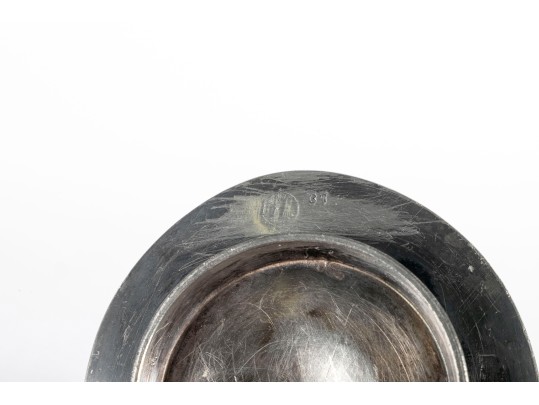 Cranberry Glass Cruets And Salt Cellar