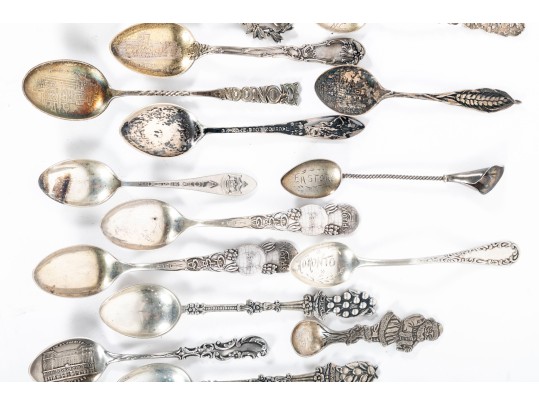 Sterling Silver Demitasse Souvenir Spoons