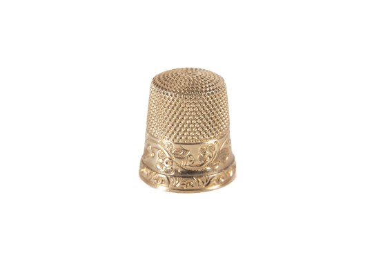 10k Yellow Gold Thimble