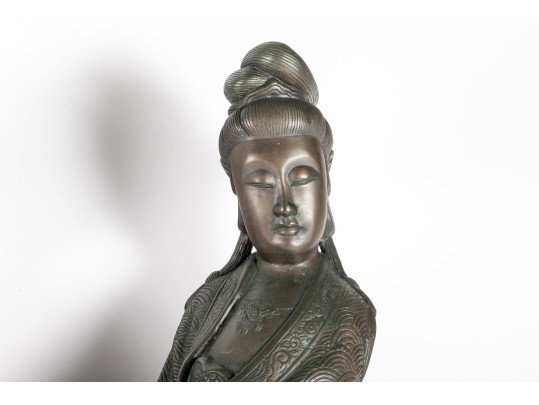 Large Chinese Guanyin Sculptures