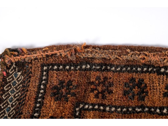 Vintage Distressed Wool Scatter Mat Or Pillow Case (3'9