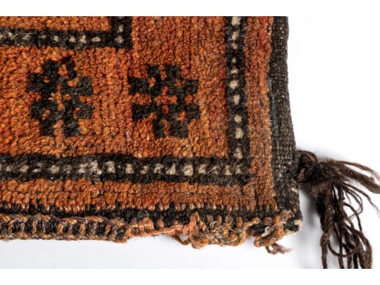 Vintage Distressed Wool Scatter Mat Or Pillow Case (3'9