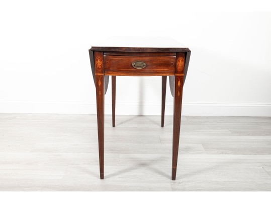 Pembroke Drop-Leaf Table With American Eagle And Shield Motifs