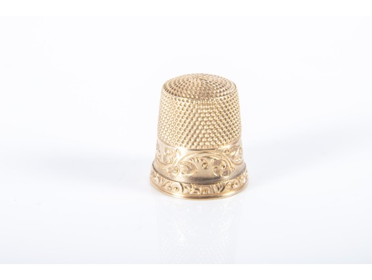 10k Yellow Gold Thimble
