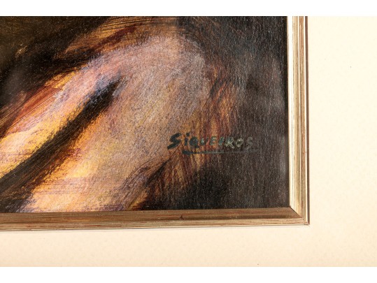 David Alfaro Siqueiros (Mexican, 1896-1974) Acrylic On Paper, Mother And Infant