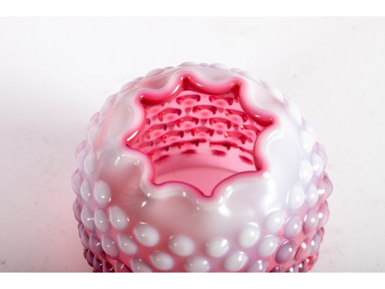 Hobnail Cranberry Depression Glassware