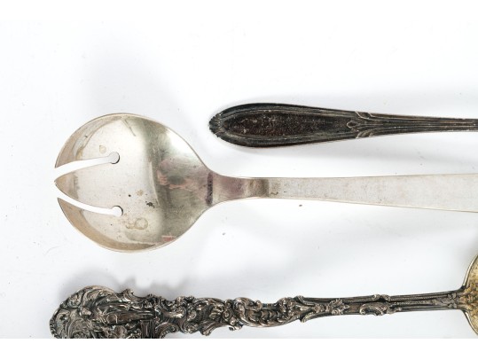 Sterling Silver Serving Utensils Incl. Gorham And R. Wallace & Son