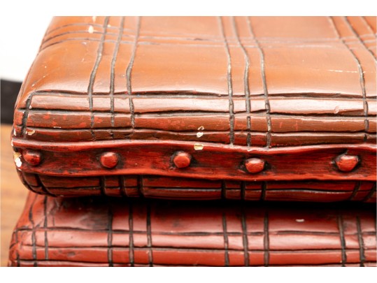 1960's Lacquered Wood Stacked 