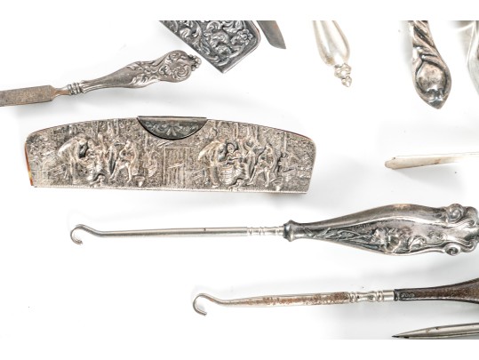 Ladies Sterling Silver Vanity Accessories