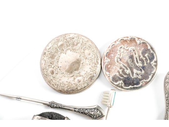Ladies Sterling Silver Vanity Accessories