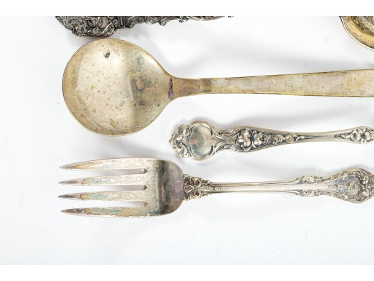 Sterling Silver Serving Utensils Incl. Gorham And R. Wallace & Son