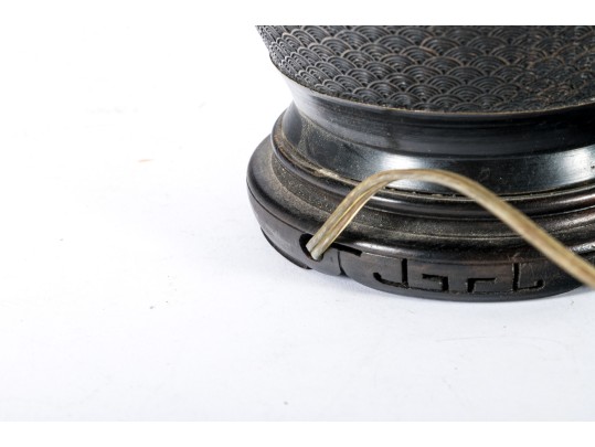 Nicely Aged Cloisonne Table Lamp