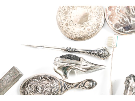 Ladies Sterling Silver Vanity Accessories