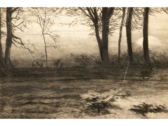 Julius Marak (Czech, 1832-1899) Engraved By Johannes Klaus (German, 1847-1894) 