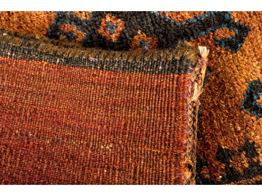 Vintage Distressed Wool Scatter Mat Or Pillow Case (3'9