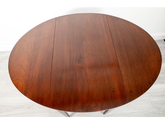 Pembroke Drop-Leaf Table With American Eagle And Shield Motifs