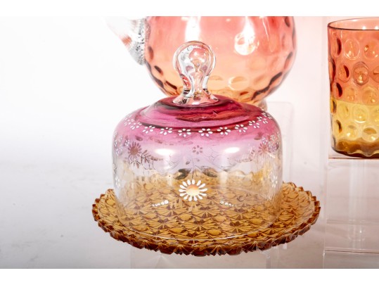 Amberina Depression Glassware