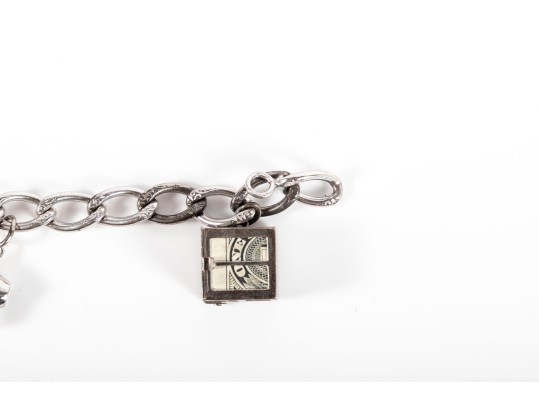 Fun Sterling Pediatric, Dental, And Fortune Themed Charm Bracelet