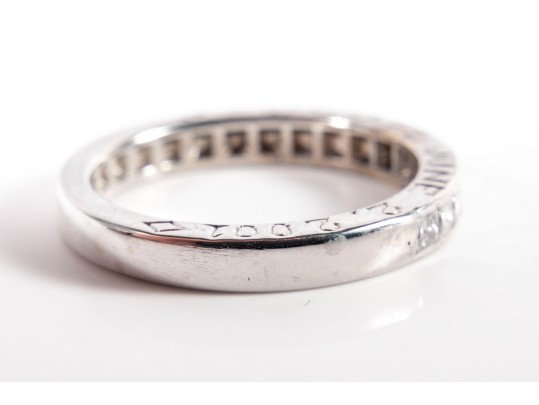 14k White Gold Moissanite Ring Size 5.75