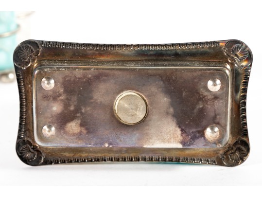 Colorful Striped And Coin Depression Glass Cruet Sets