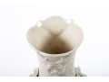 Antique Parian Porcelain Vase Depicting Eagles And Grapes