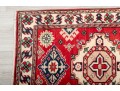 Colorful Wool Runner Rug With Camel Motifs (9’6” X 3’9)