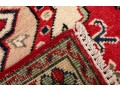Colorful Wool Runner Rug With Camel Motifs (9’6” X 3’9)