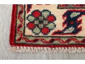 Colorful Wool Runner Rug With Camel Motifs (9’6” X 3’9)