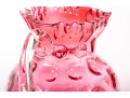 Cranberry Coin Depression Glass Pitchers