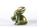 Zsolnay Hungary Eosin Iridescent Ceramic Animal Figurines