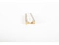 10k Yellow Gold Cultured Pearl And Diamond Ladder Pendant