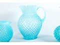 Blue Hobnail Depression Glass